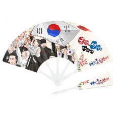 PP 패션 9쪽 클로버 부채